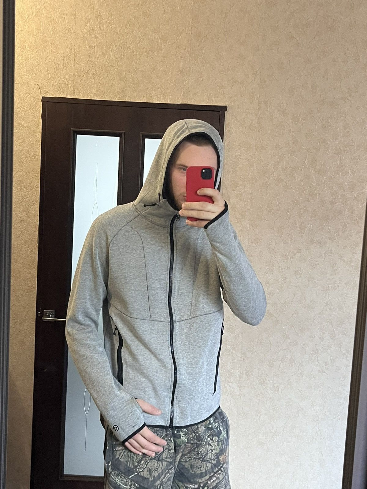 Champion Champion Zip Hoodie drill grey Tech Fleece style Size US L / EU 52-54 / 3 - 14 Thumbnail