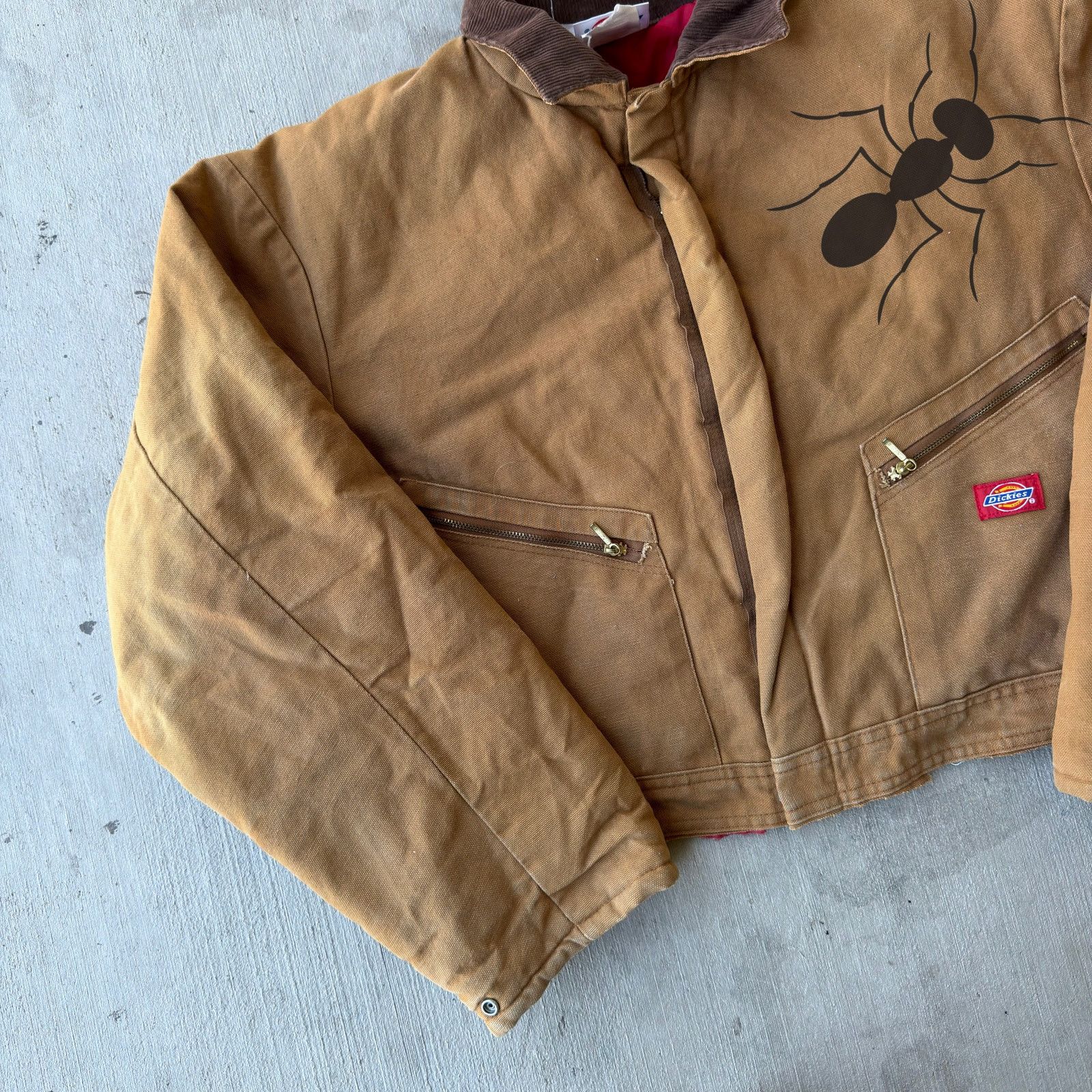 Dickies × Vintage Vintage Y2K dickies brown cropped work wear jacket Size US XL / EU 56 / 4 - 2 Thumbnail