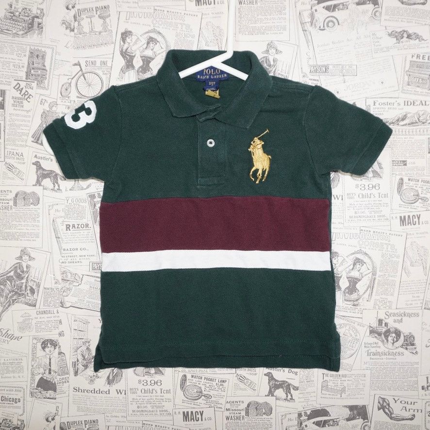 Polo Ralph Lauren 2T - Vintage Y2K Polo Ralph Lauren embroider youth shirt Size US XXS / EU 40 - 1 Thumbnail
