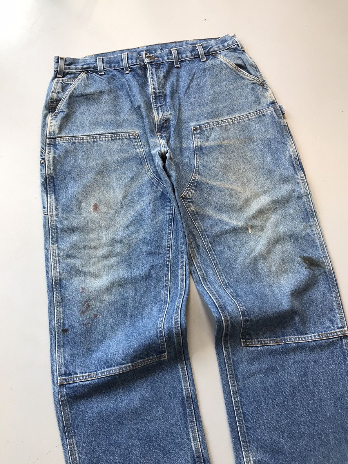 Carhartt Vintage Carhartt B73 DST double knee denim Size US 42 / EU 58 - 2 Thumbnail