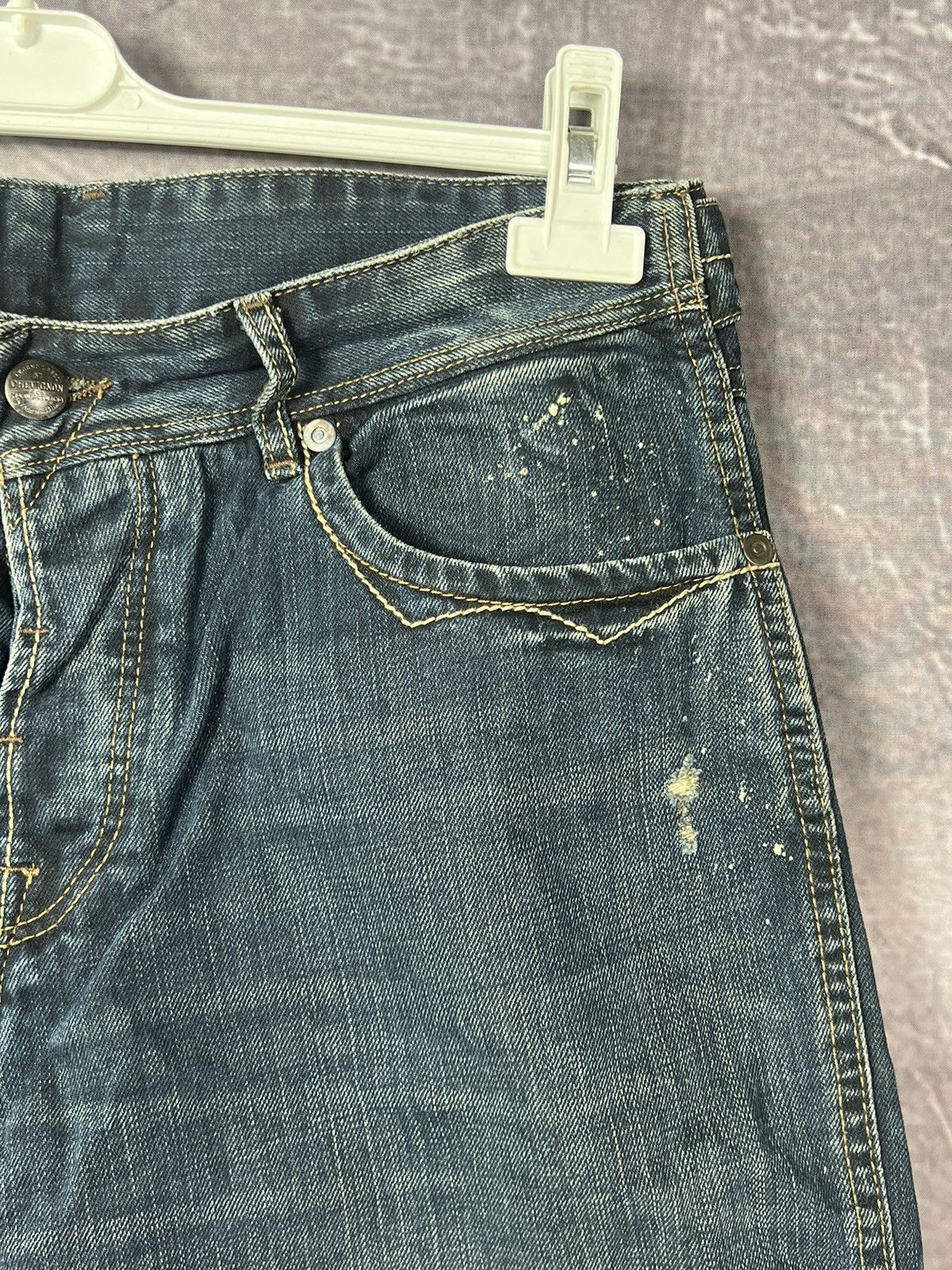 Chevignon Chevignon Jeans Leather pocket pants Size US 33 - 5 Thumbnail