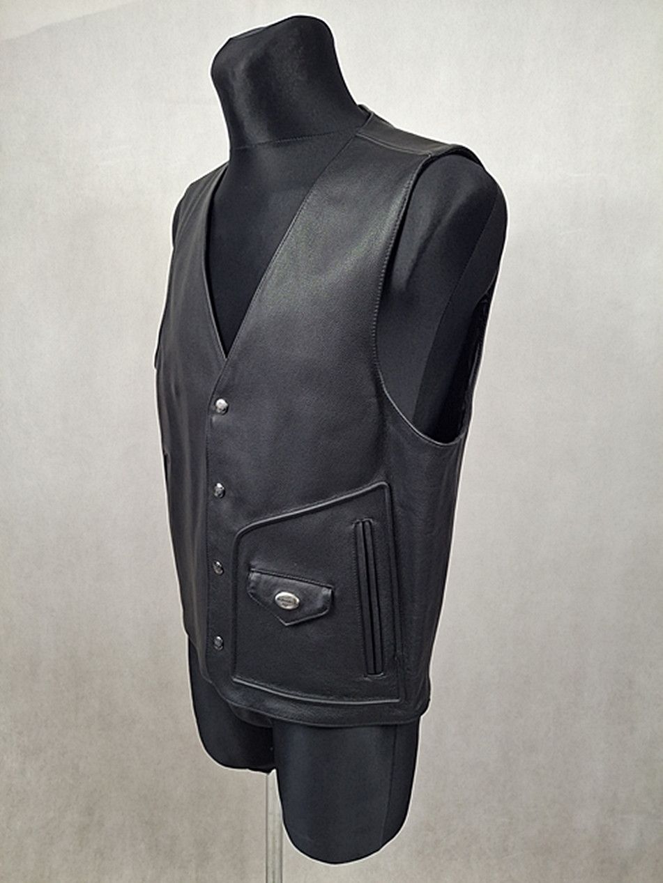 Harley Davidson Harley Davidson Motorcycle leather vest men's L Size US L / EU 52-54 / 3 - 2 Thumbnail
