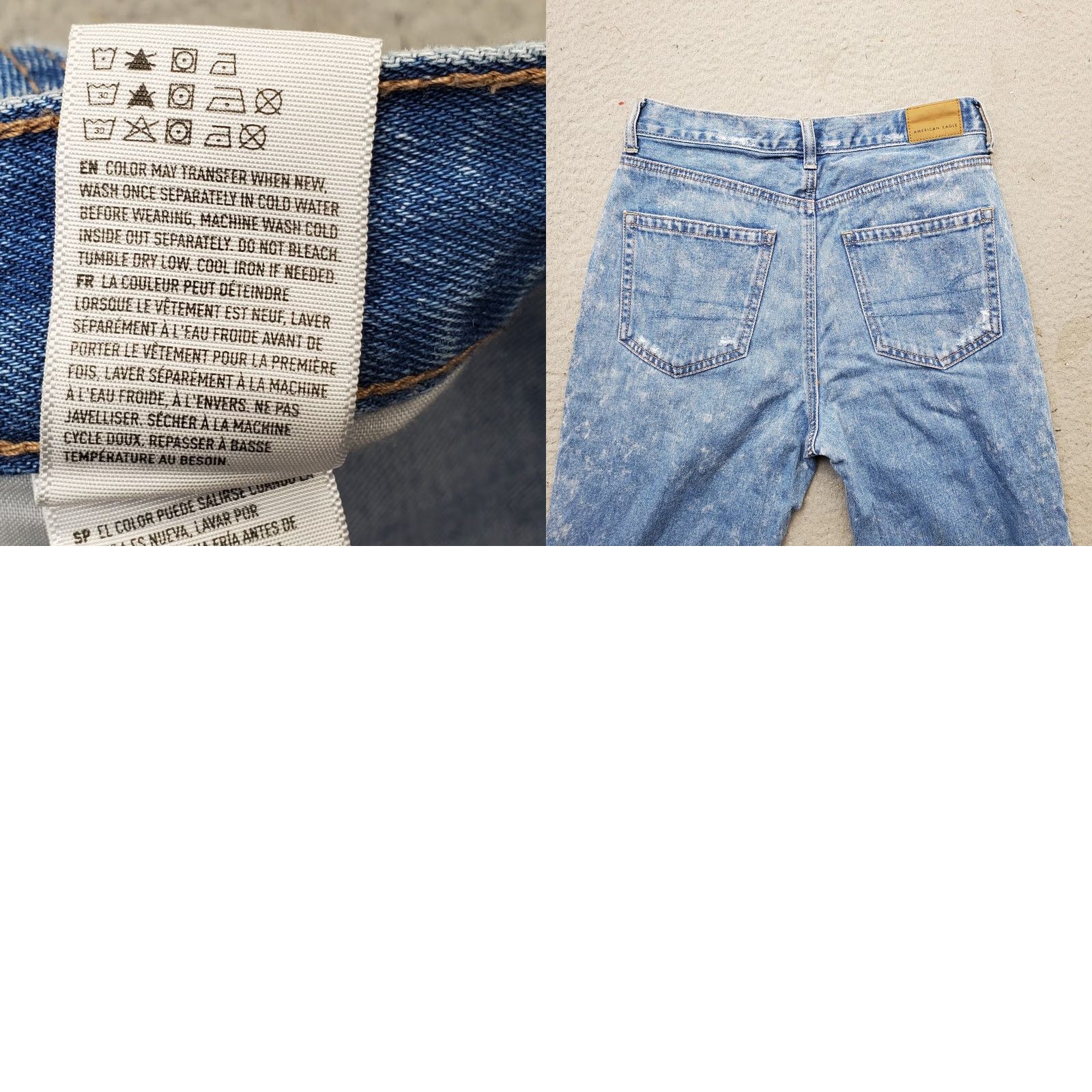 American Eagle Outfitters AMERICAN EAGLE OUTFITTERS Jeans Womens 2 Blue Denim Cotton Waistband Distressed Skinny 28 In 29.75 In Blue Womens Size 2 Jeans Distressed 28x29.75 Size 26" / US 2 / IT 38 - 8 Thumbnail