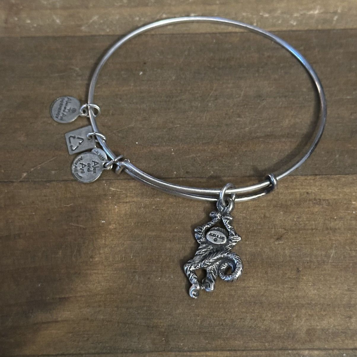 Other Alex and Ani monkey adjustable bangle charm bracelet Size ONE SIZE - 3 Thumbnail