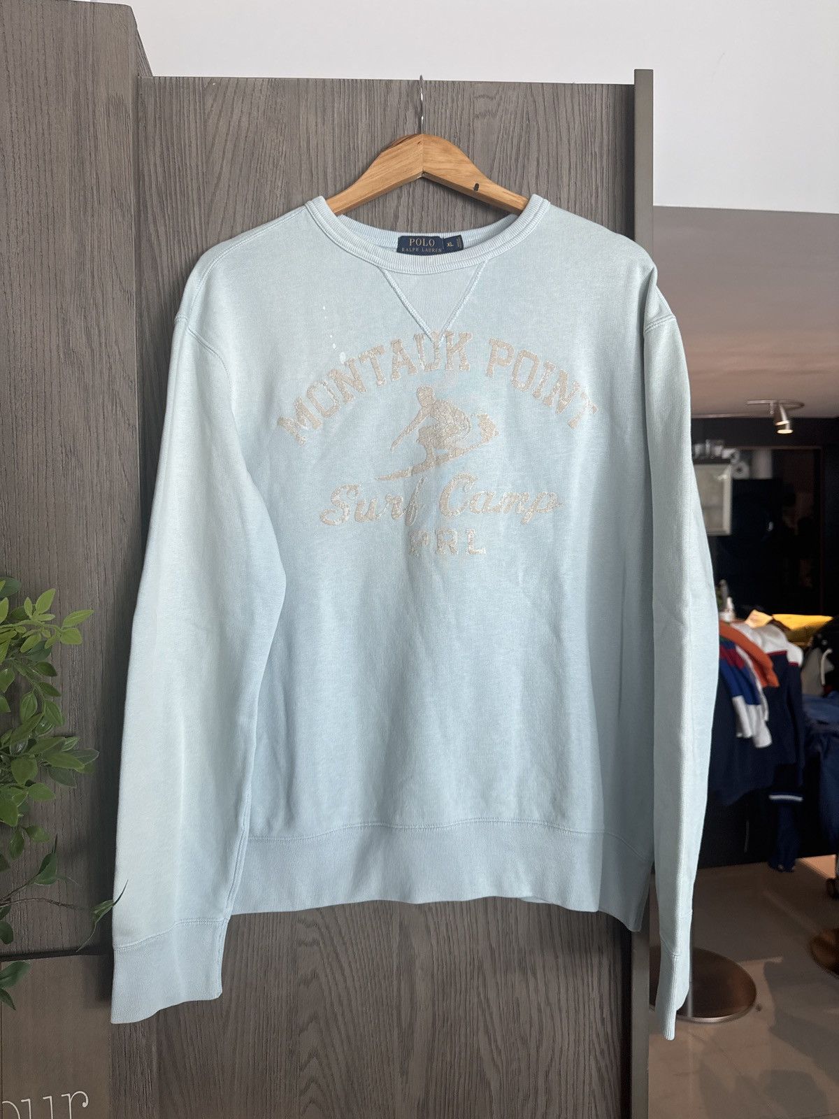 Polo Ralph Lauren Polo Ralph Lauren Montauk Point Surf Camp Sweatshirt Size US XL / EU 56 / 4 - 2 Thumbnail