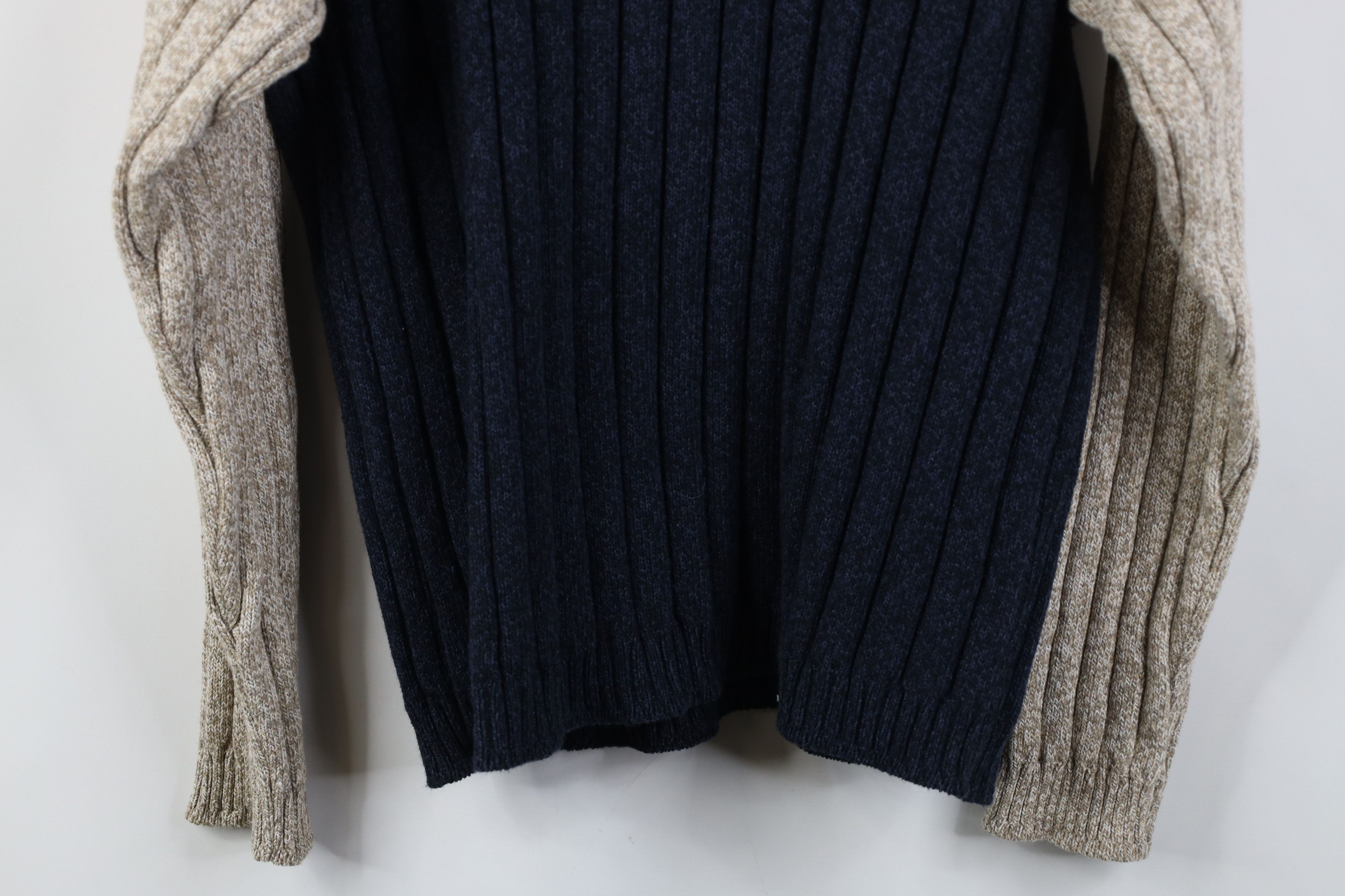 Vintage Vintage 90s Streetwear Ribbed Knit Crewneck Sweater USA Size US XL / EU 56 / 4 - 10 Thumbnail