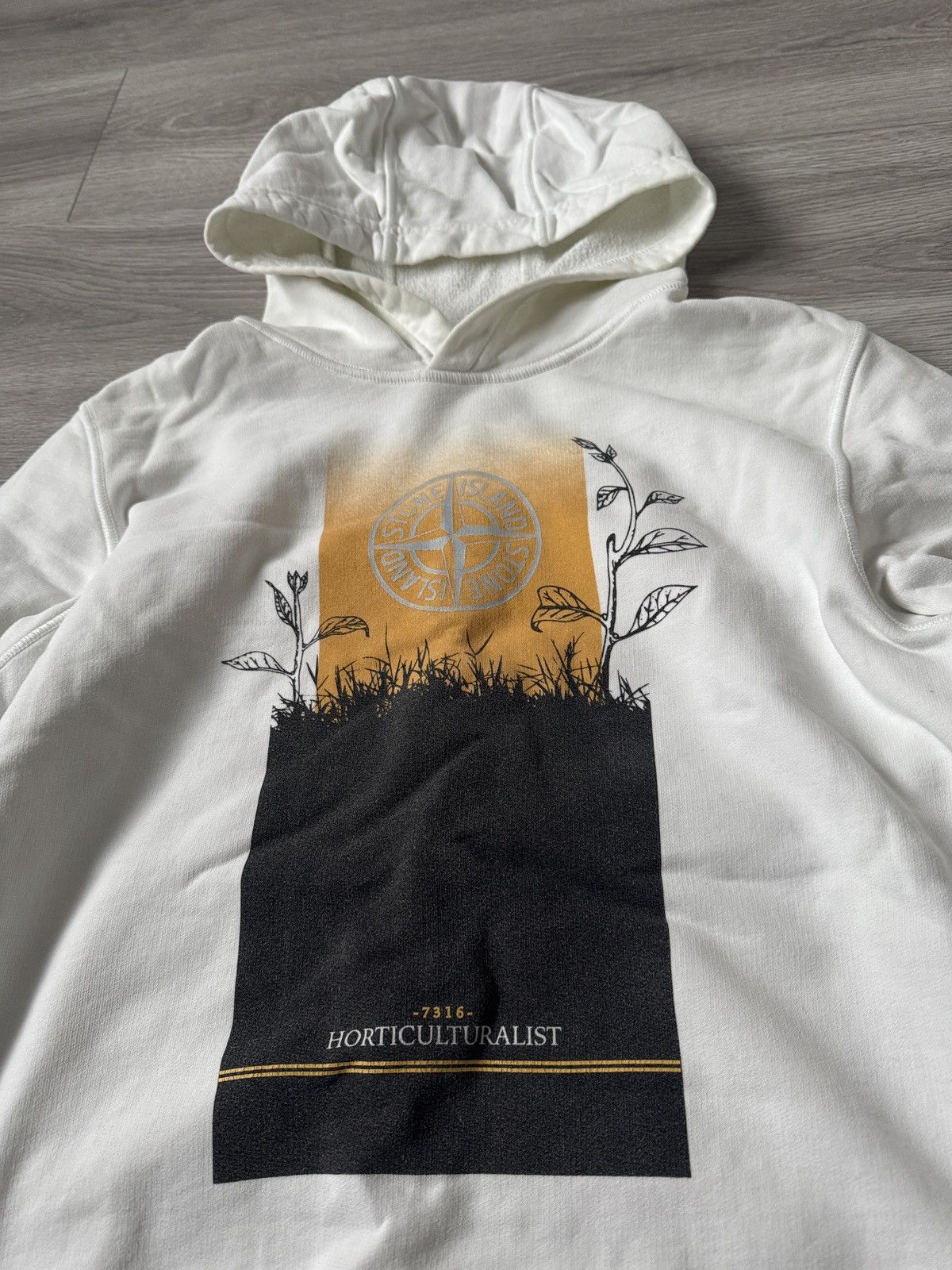 Stone Island White stone island hoodie Size US S / EU 44-46 / 1 - 3 Thumbnail