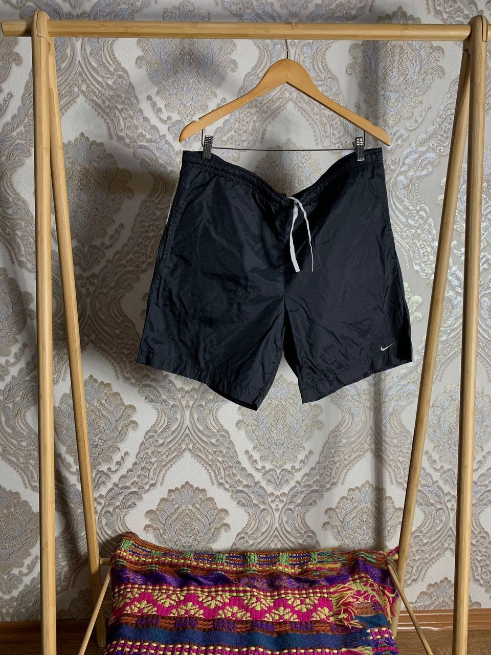 Nike VERY RARE NIKE RETRO NYLON SHORTS BIG LOGO DRILL Y2K 90s SK8 Size US 34 / EU 50 - 2 Thumbnail