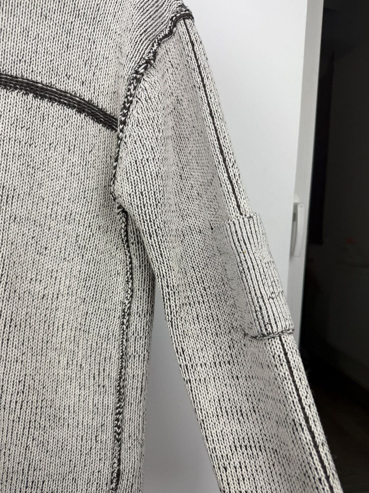Japanese Brand Avant Garde Japan knit zip sweater Size US L / EU 52-54 / 3 - 6 Thumbnail