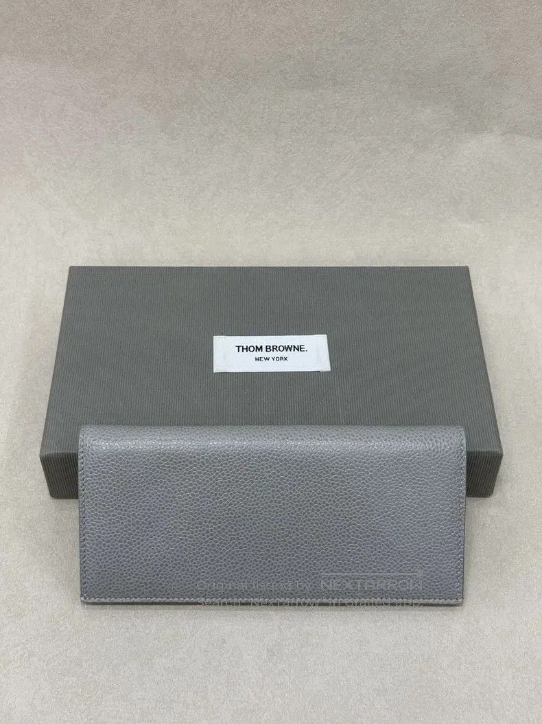 Thom Browne Thom Browne Gray Long Lychee Pattern Wallet. Size ONE SIZE - 5 Thumbnail