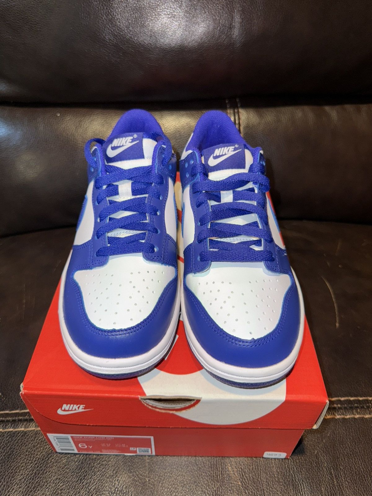 Nike Nike Dunk Low Concord (GS) FB9109-106 size 6Y Brand New Size US 6 / EU 39 - 2 Thumbnail
