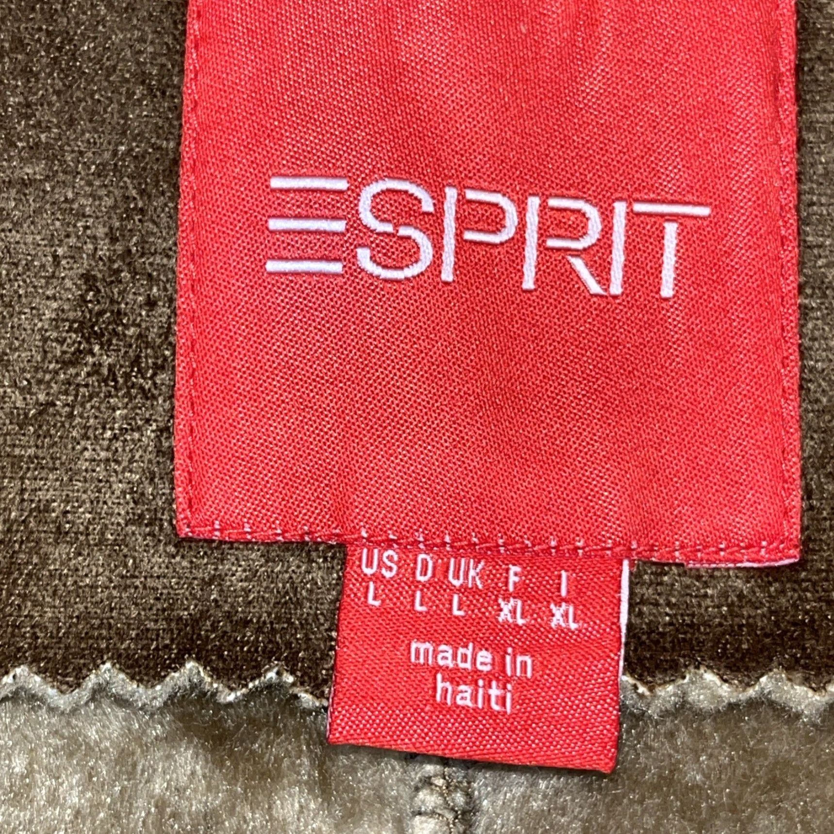 Esprit VINTAGE Esprit Coat Parka Casual Womens Tan Faux Fur SUEDE Hooded Zip Up Winter L Size L / US 10 / IT 46 - 6 Thumbnail