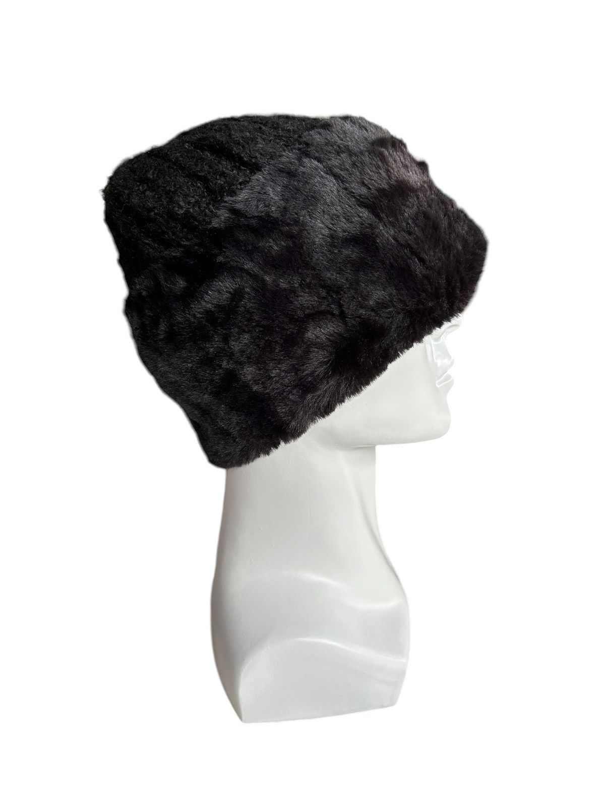 Japanese Brand × Kapital × Vintage Japanese Brand Punk Bondage Style knitt fur Big Beanie Hats Size ONE SIZE - 2 Thumbnail