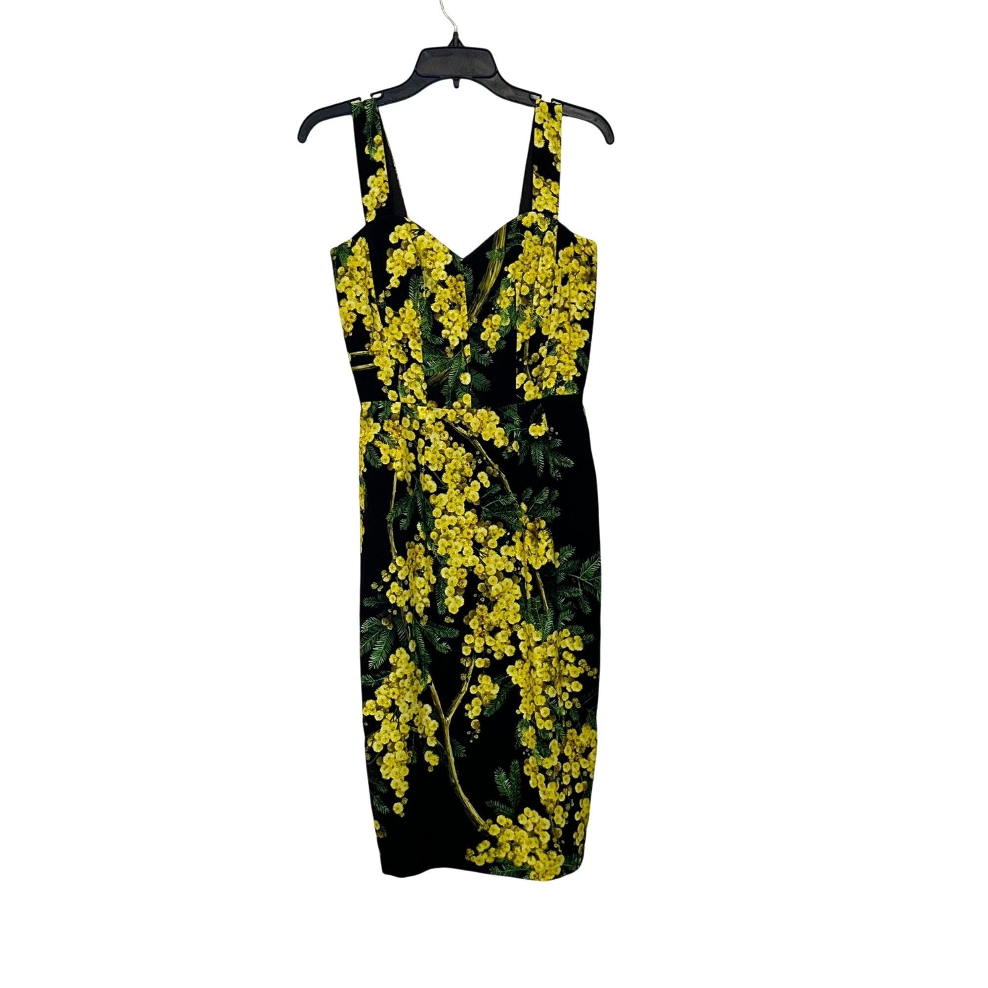 Dolce & Gabbana ✨Dolce & Gabbana Sz S/ US4 / IT40 Black Floral Print Knee-Le Size S / US 4 / IT 40 - 3 Thumbnail