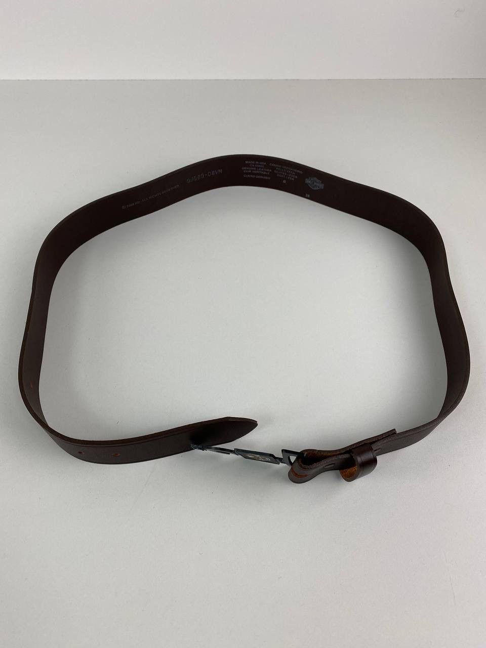 Harley Davidson × Vintage Harley Davidson leather belt Size ONE SIZE - 2 Thumbnail