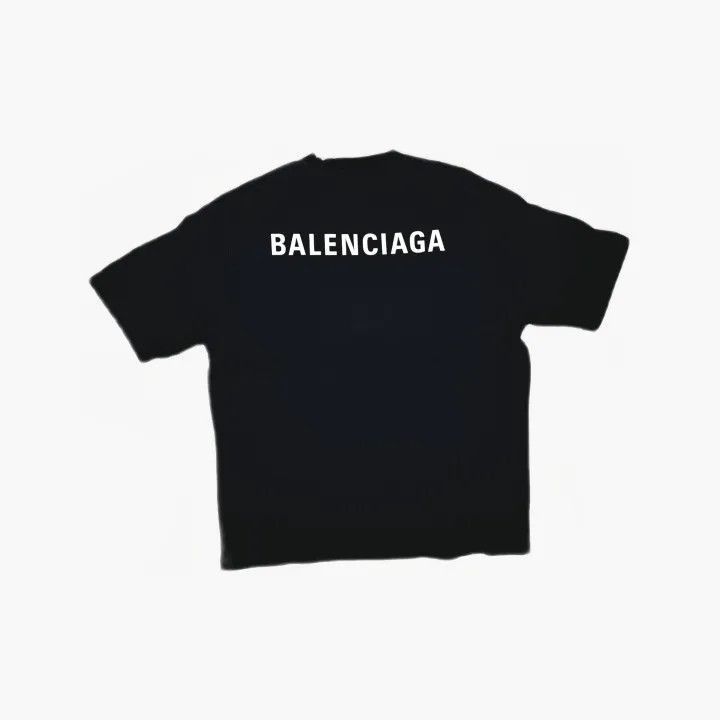 Balenciaga Balenciaga Balenciaga Black Logo Short Sleeve TShirt -2507 Size US S / EU 44-46 / 1 - 3 Thumbnail