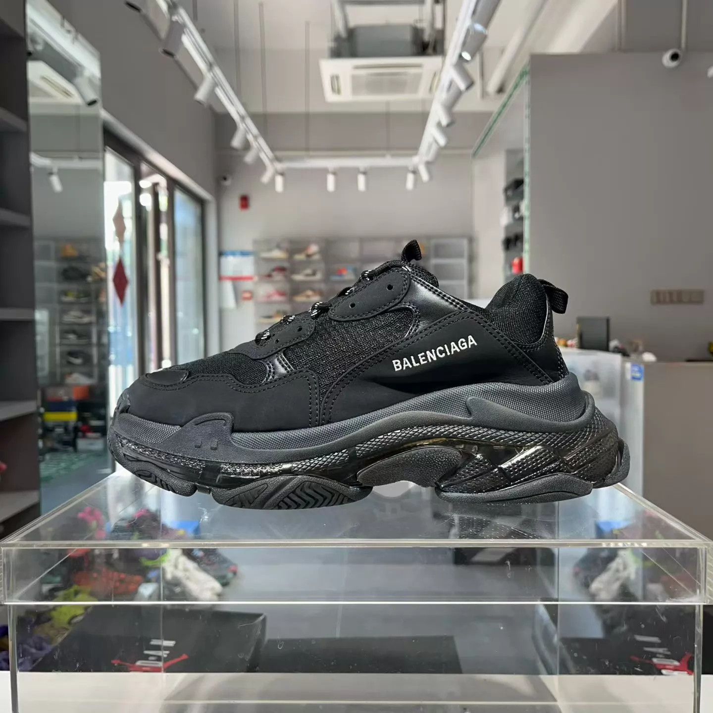 Balenciaga Balenciaga Triple S Sneakers Black Size 42 | Grailed