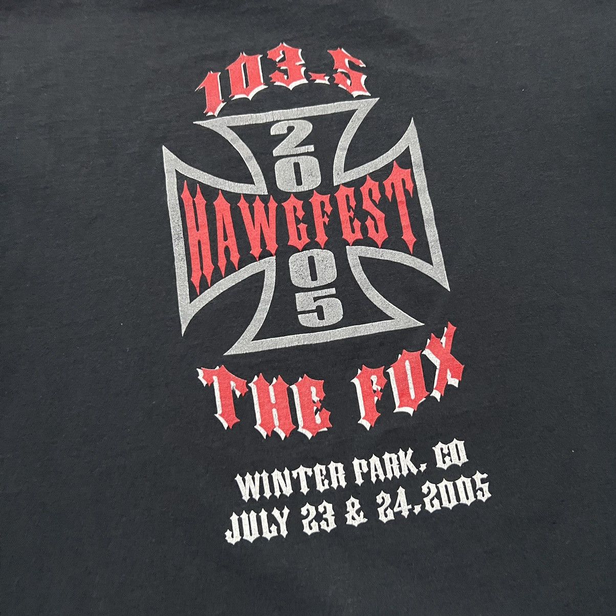Fruit Of The Loom × Vintage VTG Hawg Fest 2005 Winter Park West Coast Chopper Y2K Shirt Size US XL / EU 56 / 4 - 4 Thumbnail