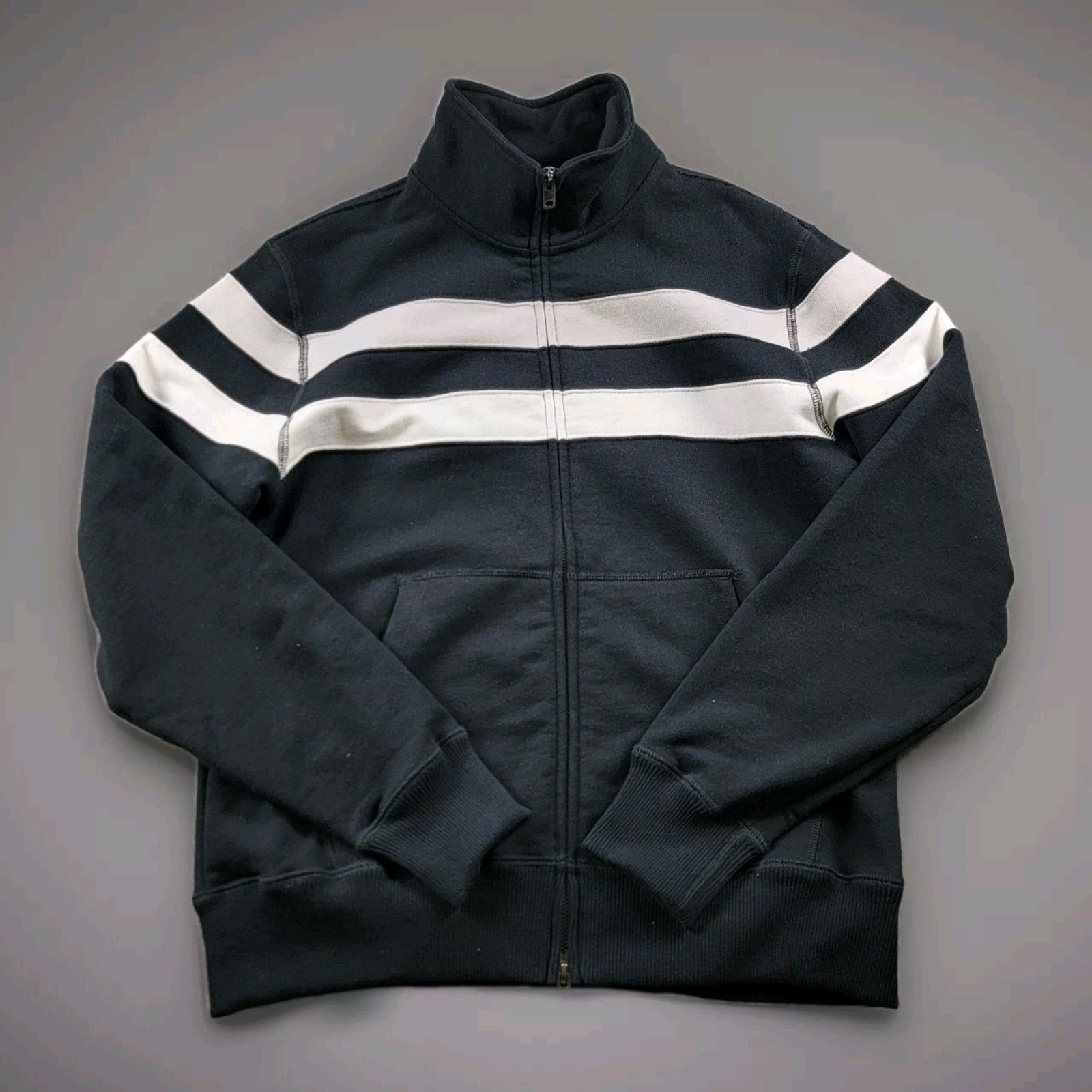 Todd Snyder x Champion Striped Full Zip Sweatshirt