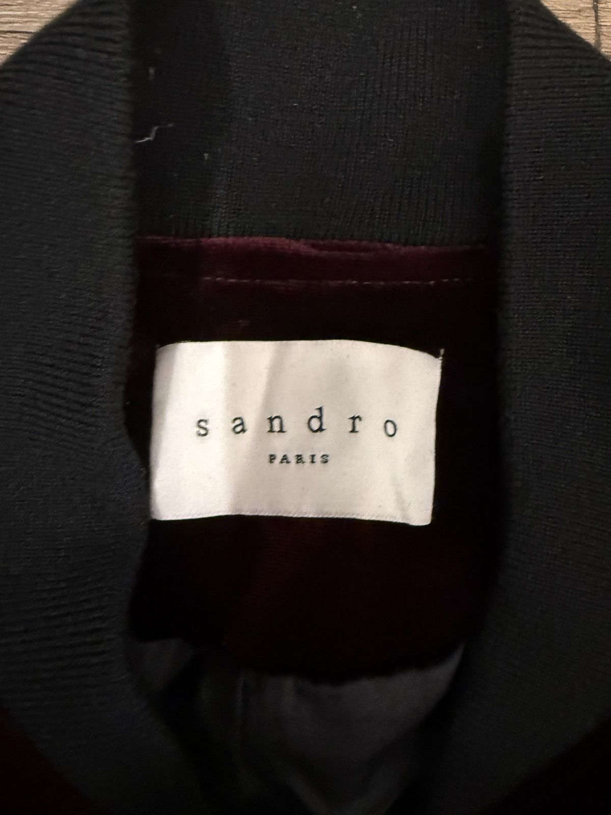 Sandro ***FINAL DROP***RARE SANDRO CURVED ARM VELVET BOMBER SZ 2/M Size US M / EU 48-50 / 2 - 3 Thumbnail