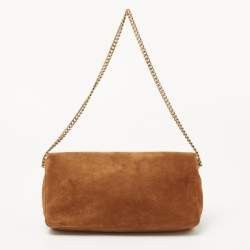 Saint Laurent Paris o1b1hav110425 Size: OS / Kate 99 Tassel in Suede in Brown Size ONE SIZE - 2 Thumbnail