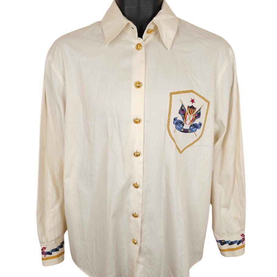Vintage Vintage Mondi Shirt Womens Size Small European 36 Size S / US 4 / IT 40 - 2 Thumbnail