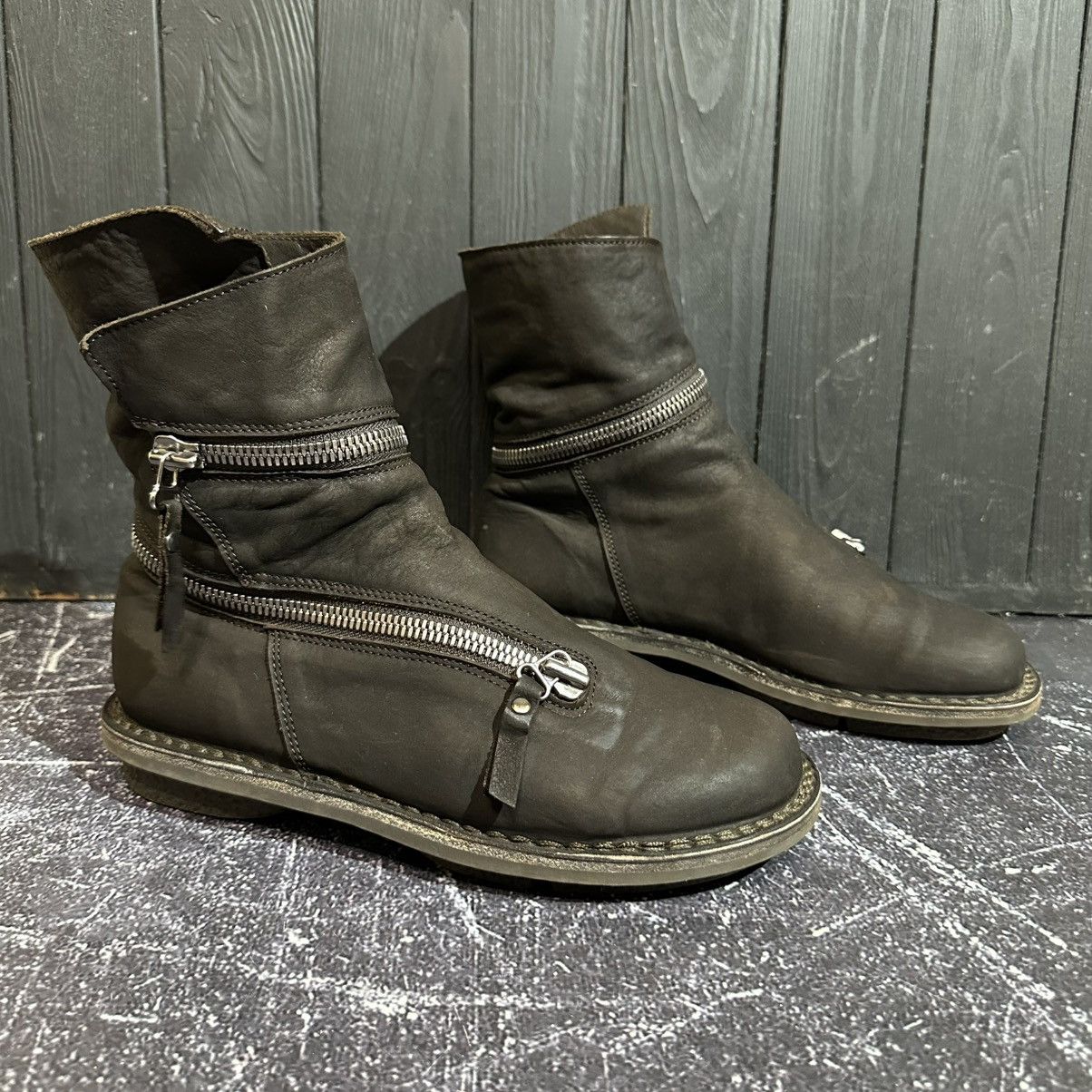 Trippen Trippen Helix Wrap Zip Leather Boots 39eu Rick Owens Style Size US 9 / IT 39 - 3 Thumbnail