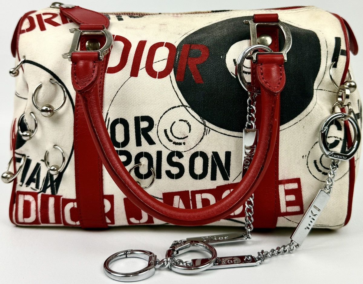 Dior × John Galliano Dior - John Galliano - SS2004 - Hardcore Pierced Boston Bag Size ONE SIZE - 18 Thumbnail