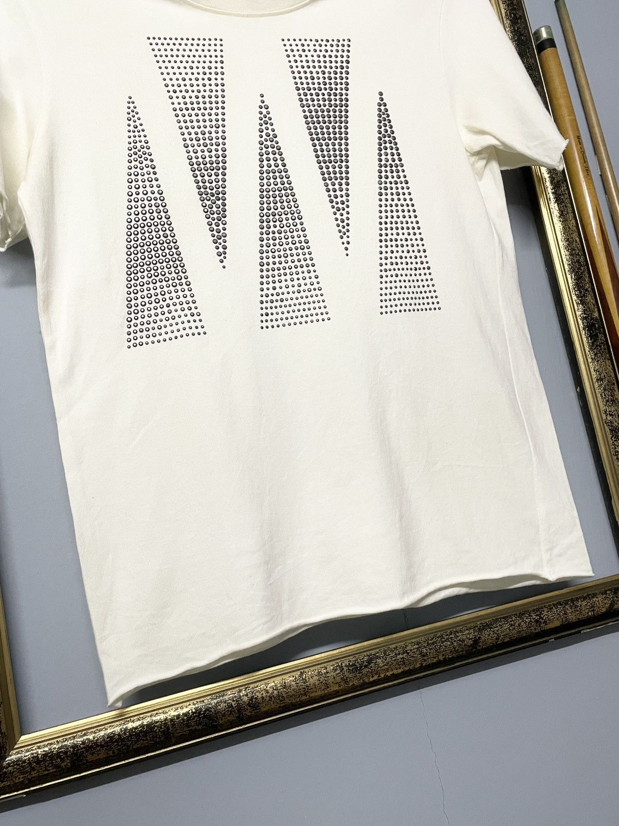 wjk Vintage Japan Designer WJK Punk Art Studded Avantgarde Tee Size US M / EU 48-50 / 2 - 4 Thumbnail