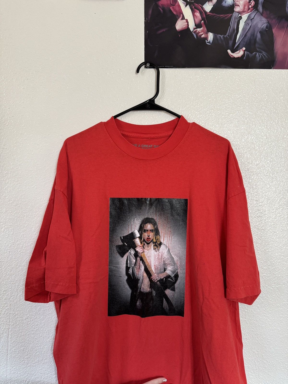 Have a Great Day x Chloe Cherry axe tee asspizza
