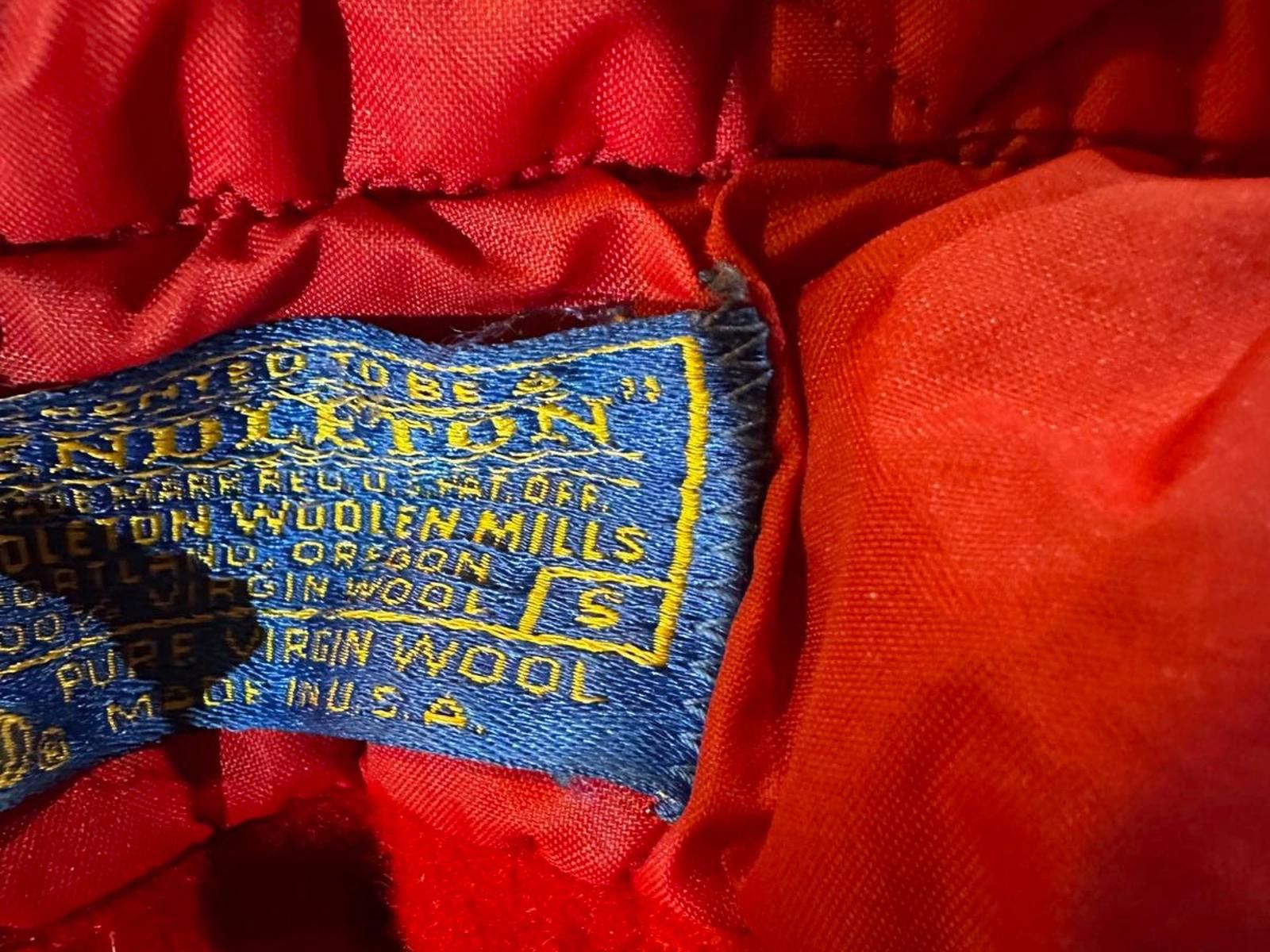 Pendleton Vintage 1950s Pendleton Wool Shirt USA Size S Elbow Patch Size US S / EU 44-46 / 1 - 4 Thumbnail