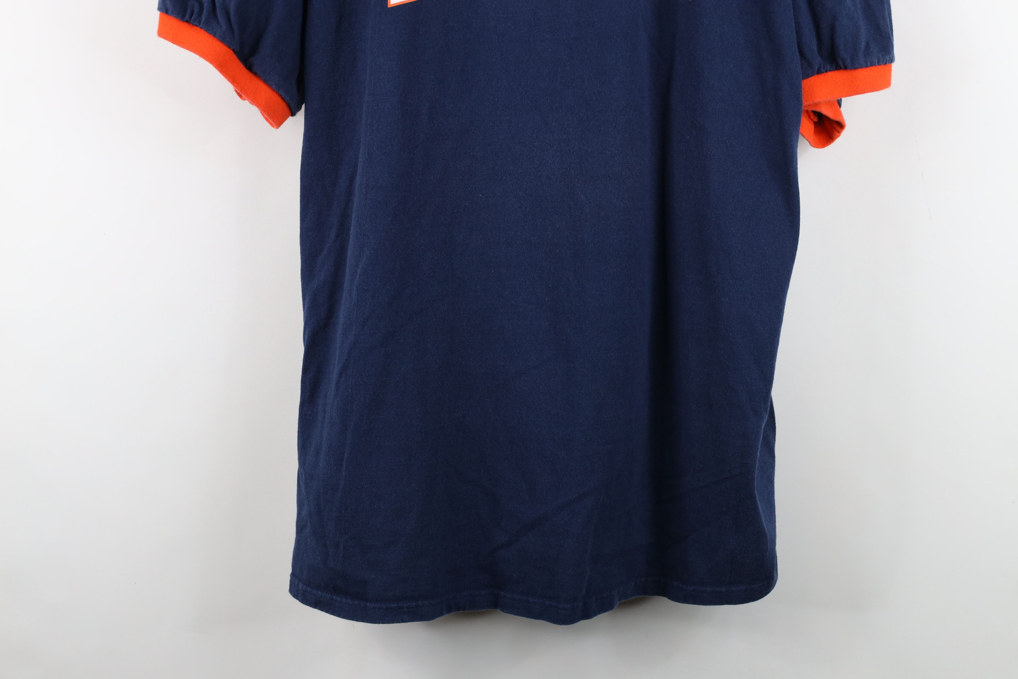 Nike Vintage Nike Mini Swoosh Detroit Tigers Ringer T-Shirt Blue Size US XL / EU 56 / 4 - 3 Thumbnail