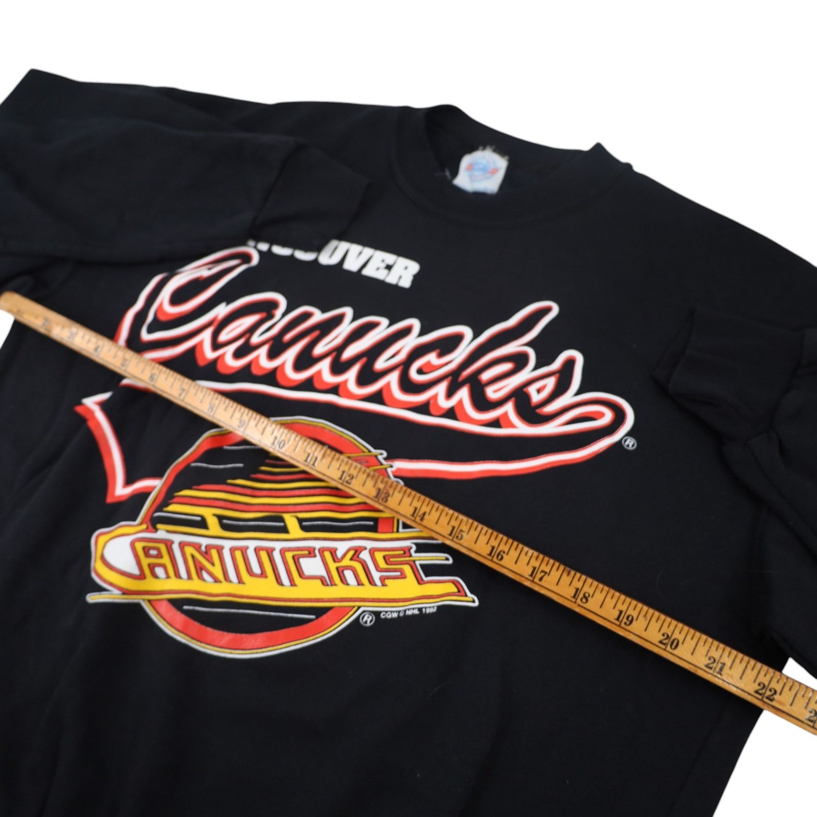 NHL × Vintage Vintage 90s Vancouver Canucks Hockey Graphic Sweatshirt Size US M / EU 48-50 / 2 - 7 Thumbnail