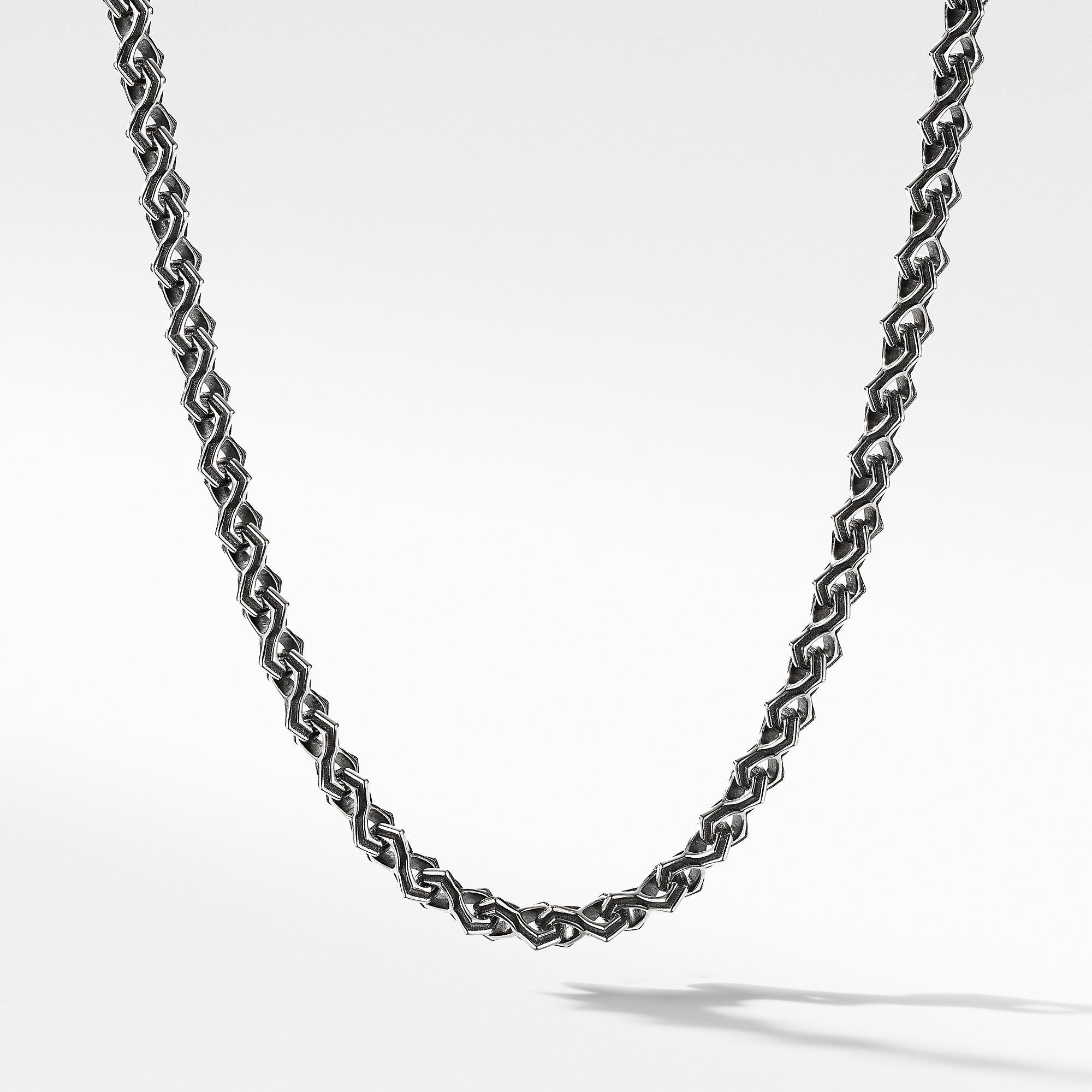 David Yurman o1s1wg111025 CH0474M Armory Chain Necklace in Silver Size ONE SIZE - 1 Thumbnail