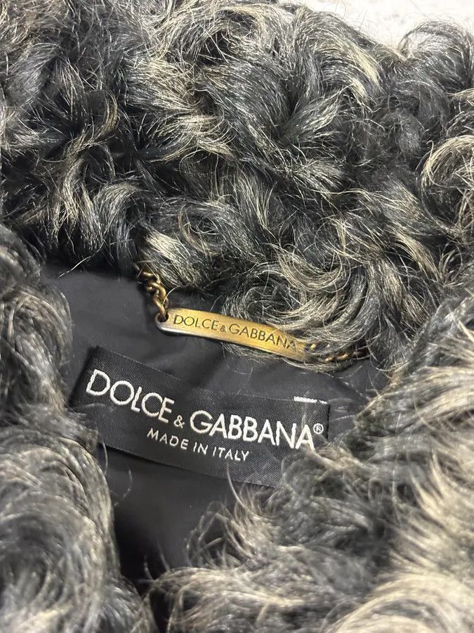 Dolce & Gabbana FW2009 Dolce & Gabbana Hybrid Nylon Shearling Grey Jacket Size S / US 4 / IT 40 - 7 Thumbnail