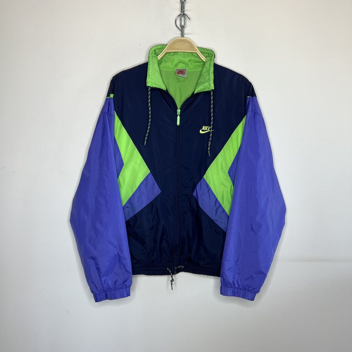 Nike Vintage Nike Tracksuit Suit Jacket And Pants 90s Big Swoosh Size US M / EU 48-50 / 2 - 2 Thumbnail