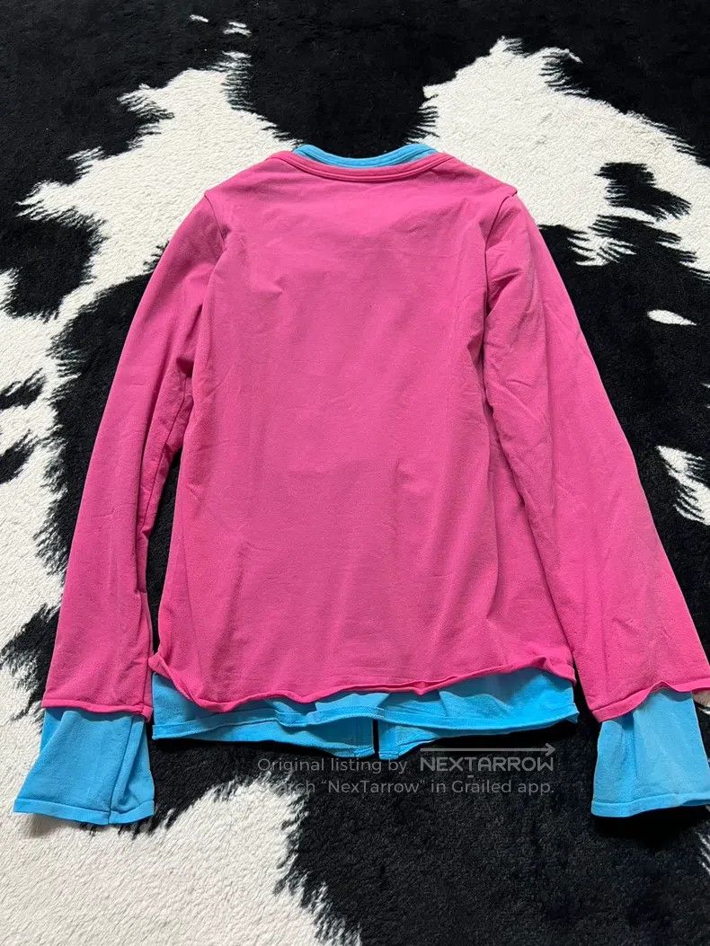 Comme des Garcons Comme Des Garcons Contrast Color Cardigan with Fake Two-Pi Size S / US 4 / IT 40 - 8 Thumbnail