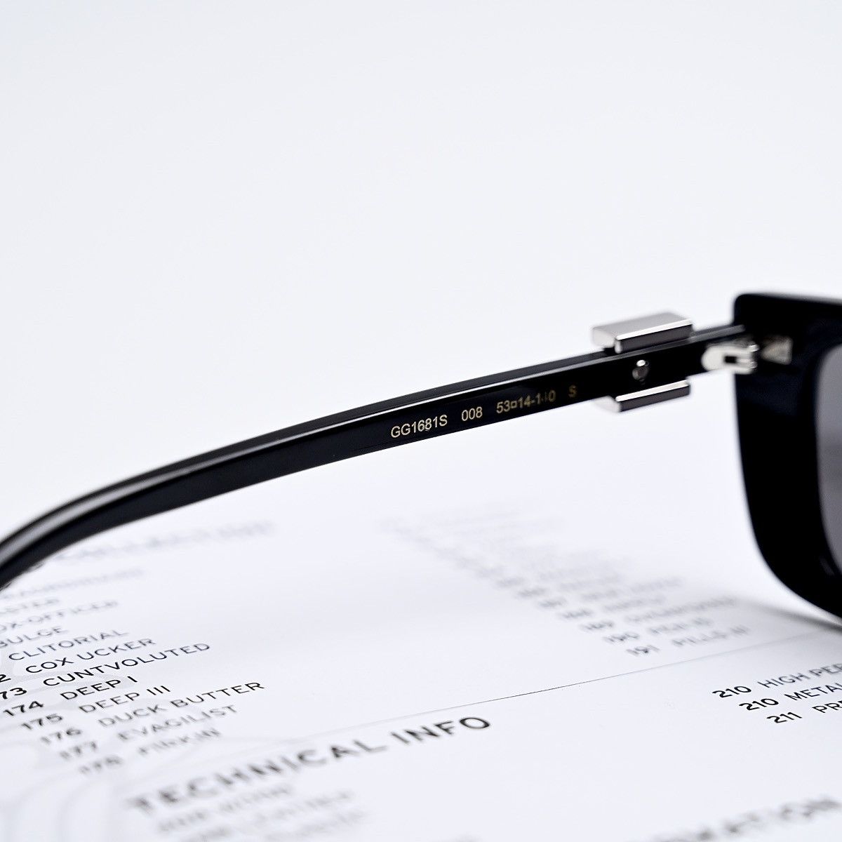 Gucci GUCCI GG1681S SUNGLASSES Size ONE SIZE - 5 Thumbnail