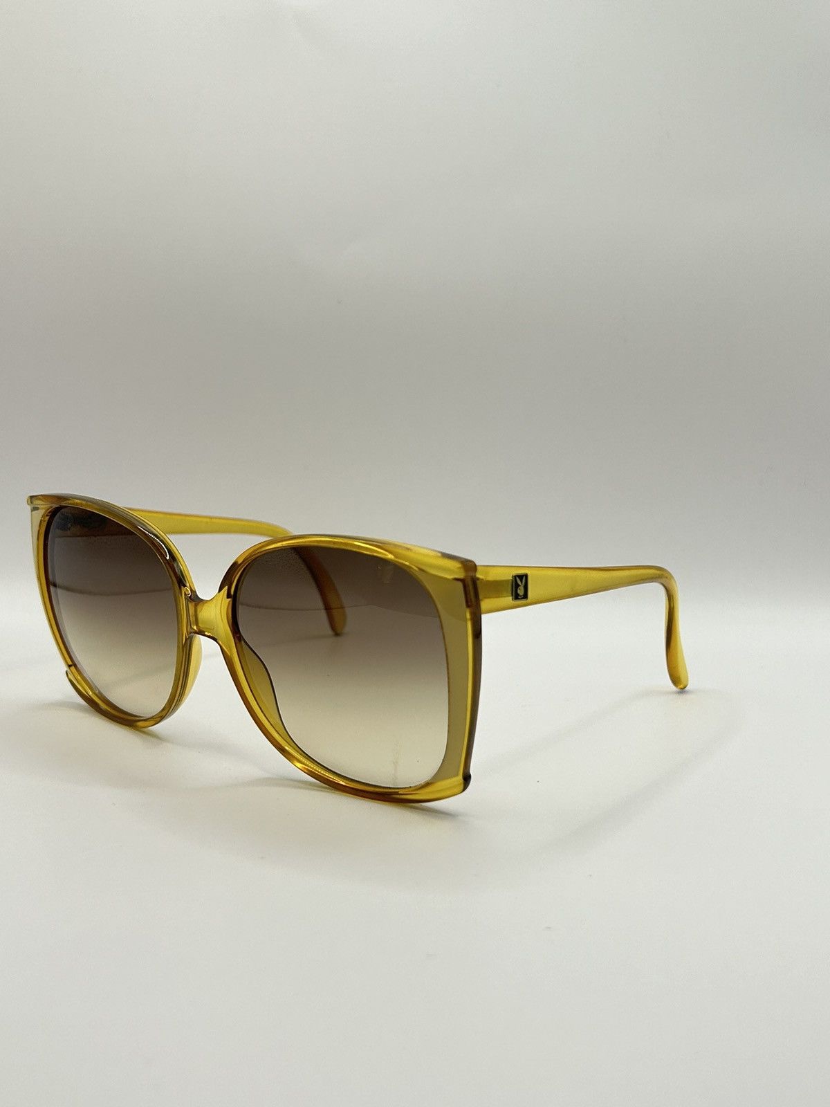 image of Vintage Playboy Sunglasses 4528 21 in Yellow, Women's