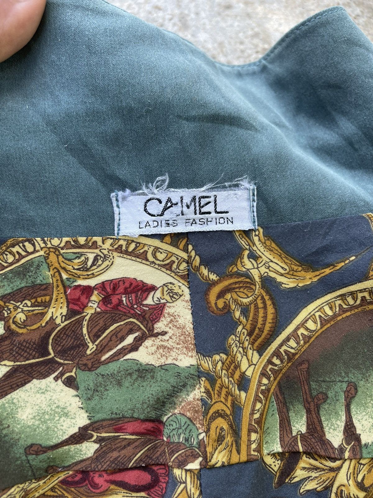 Camel × Vintage 🔥Vintage Camel "Art" Single Button Jacket Hermes Style Size L / US 10 / IT 46 - 12 Thumbnail