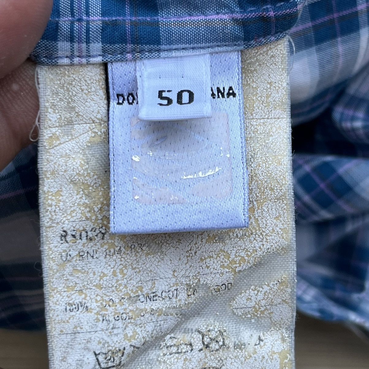 Dolce & Gabbana DOLCE & GABBANA VINTAGE SHORT SLEEVE SHIRT SLIM FIT Size US M / EU 48-50 / 2 - 5 Thumbnail