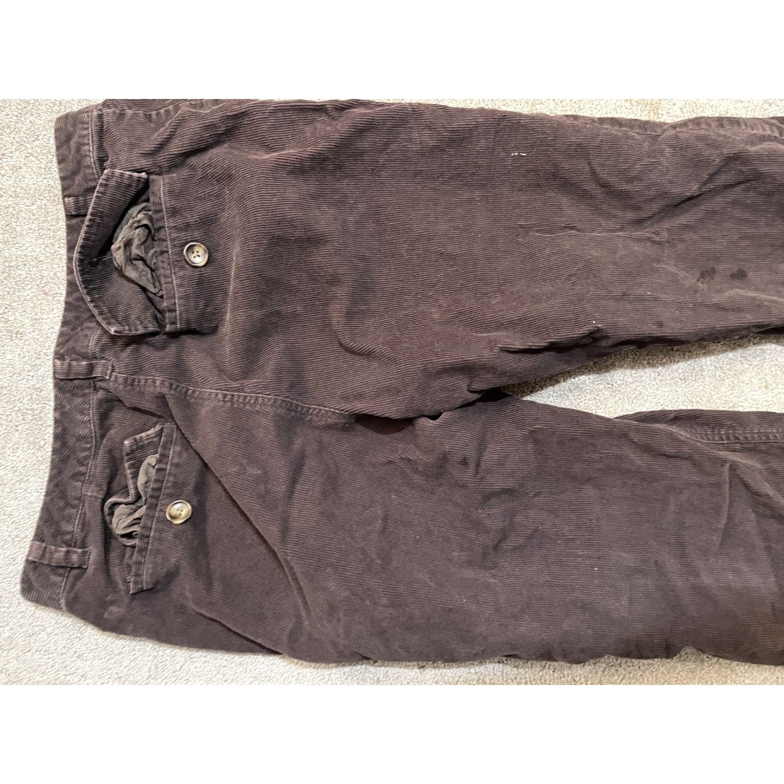 Banana Republic Banana Republic Pants Womens 12 Brown Corduroy Cropped Bootcut Stretch Y2K Size 34" / US 12 / IT 48 - 4 Thumbnail