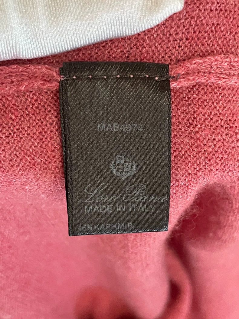 Loro Piana LORO PIANA Rose pink cashmere silk linen sweater Size M / US 6-8 / IT 42-44 - 4 Thumbnail