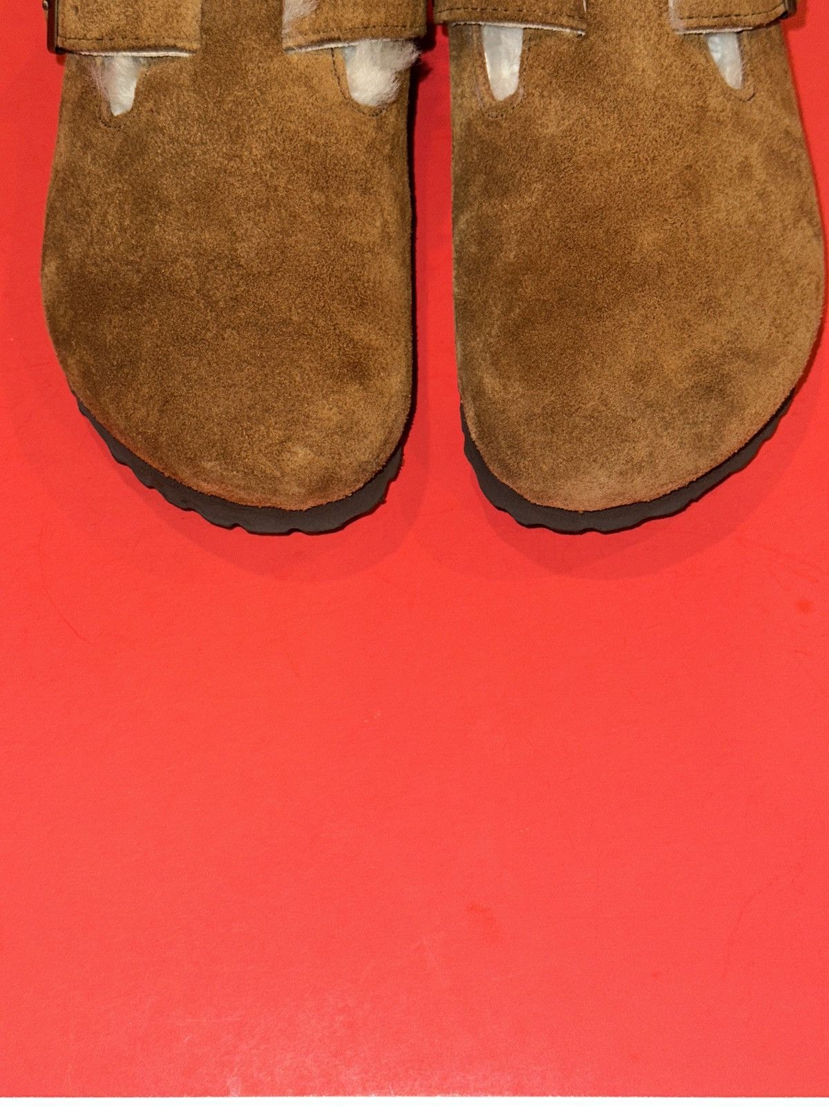 Birkenstock Birkenstock Boston Shearling Suede Leather Sandals Size 36 Size US 5.5 / IT 35.5 - 3 Thumbnail