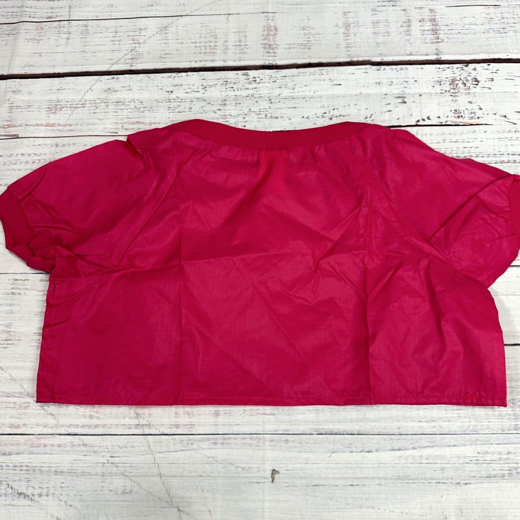 DANCER Dance Fashions Girls Crop Top Size M Pink Short Sleeve Pullover Nylon Size US M / EU 48-50 / 2 - 4 Thumbnail
