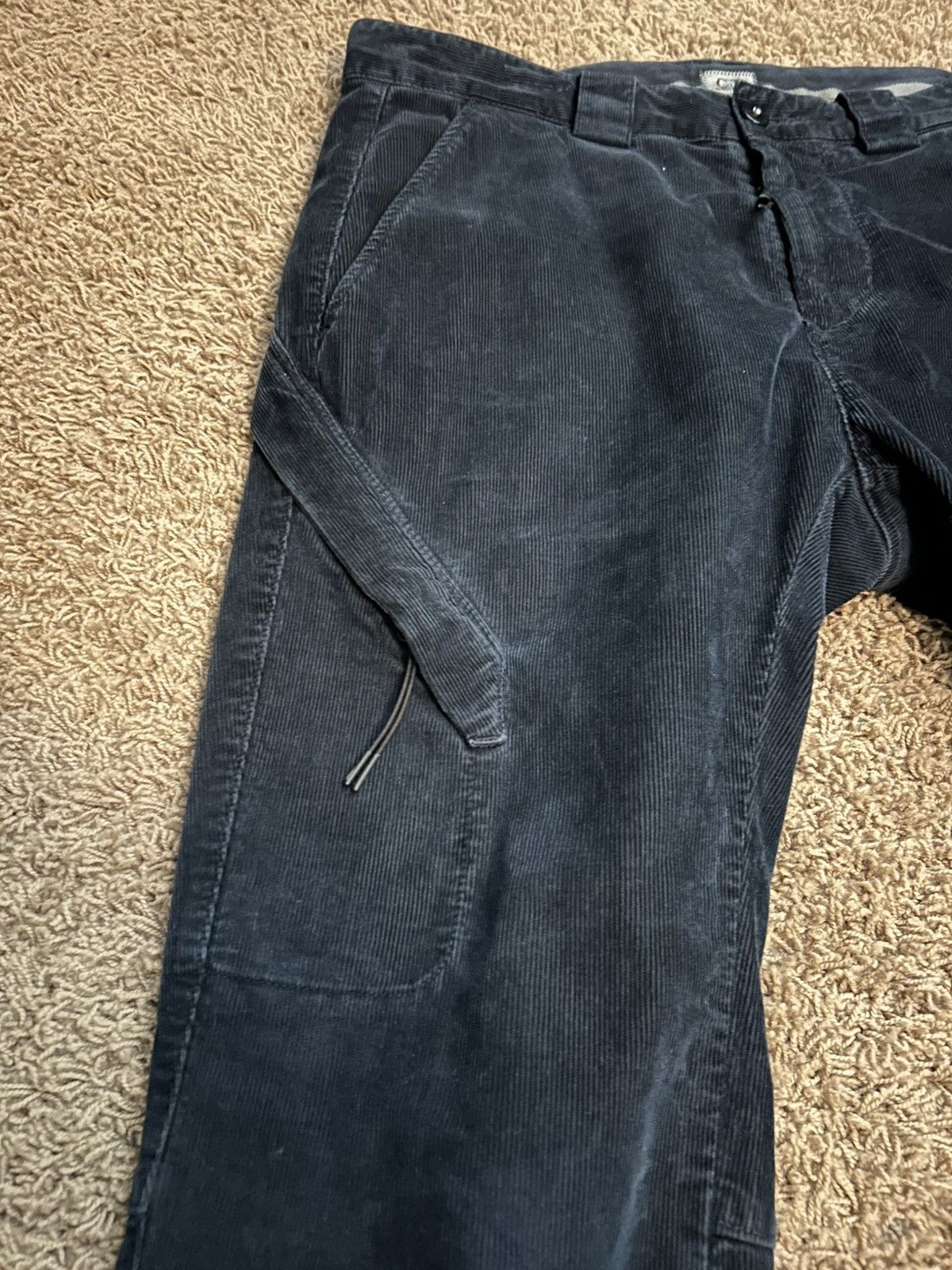 C.P. Company Corduroy Navy Cargos Size US 32 / EU 48 - 3 Thumbnail