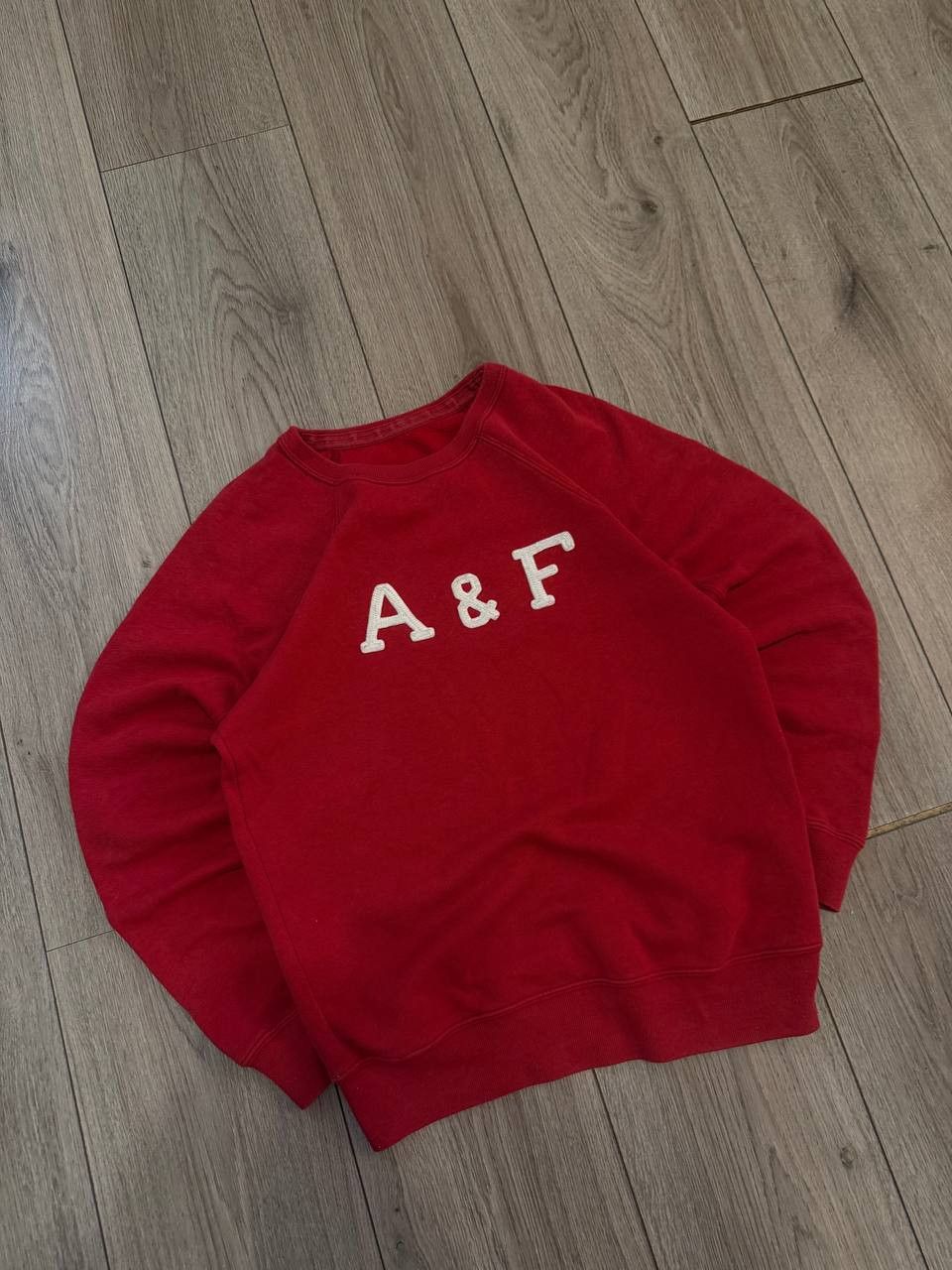 Abercrombie & Fitch abercrombie fitch sweatshirt men size s red/white big logo Size US S / EU 44-46 / 1 - 4 Thumbnail