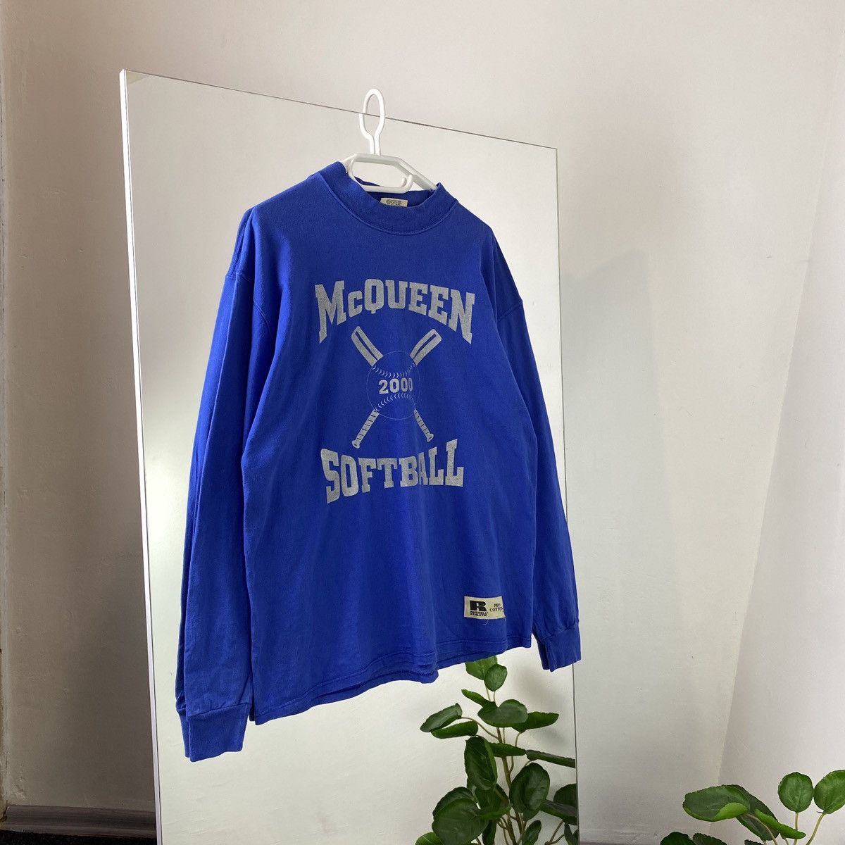 Russell Athletic × Vintage VINTAGE RUSSELL ATHLETIC MCQUEEN SOFTBALL LONG SLEEVE 90s Size US M / EU 48-50 / 2 - 1 Thumbnail