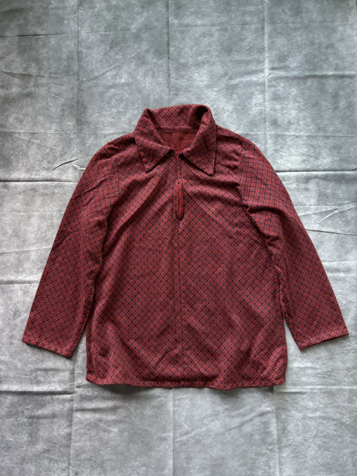Handmade × Vintage 1970s Vintage Half Zip Longsleeve Pullover Rugby Polo Disco Size US XS / EU 42 / 0 - 1 Thumbnail