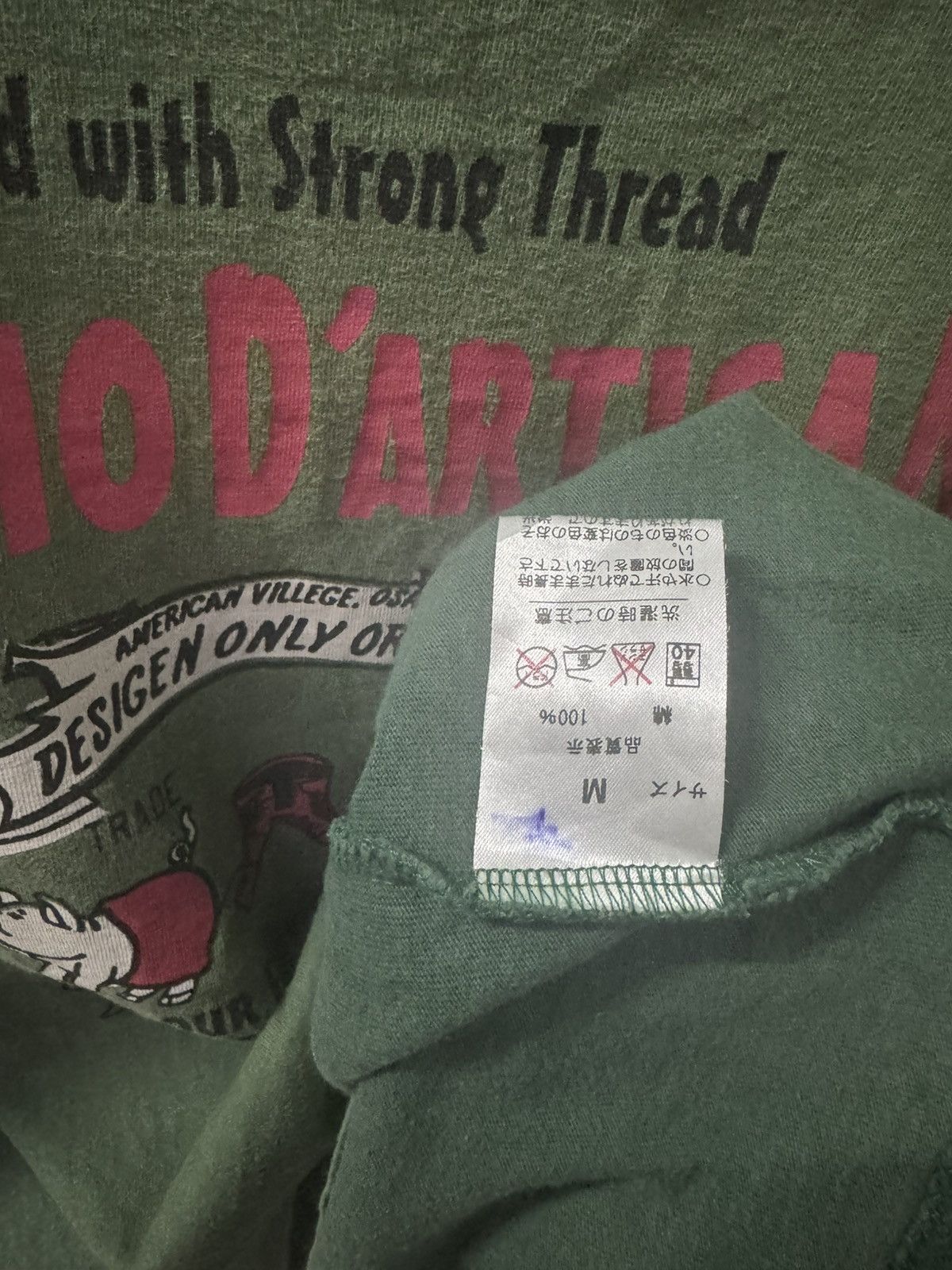 Studio D'Artisan × Vintage Vintage STUDIO D’ARTISAN JAPAN Two Pig Head L/S Shirt Size US M / EU 48-50 / 2 - 7 Thumbnail